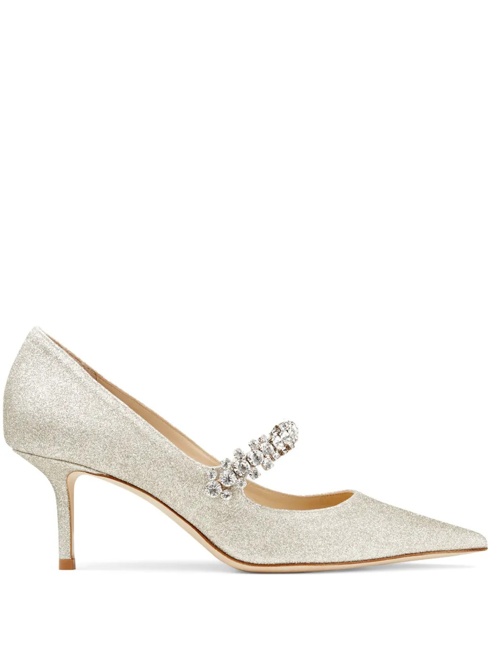 Jimmy Choo Bing 65mm glitter-effect Pumps - Farfetch | Farfetch Global