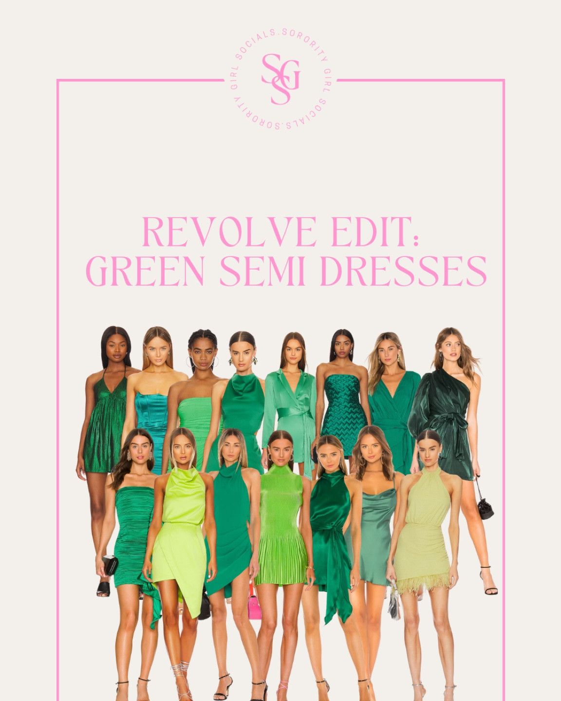 sorority semi formal dresses Sororitygirlsocials's Collection on LTK gold bridal headdress
