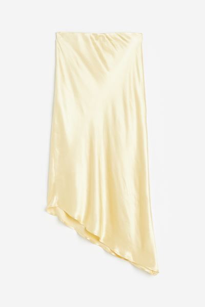Asymmetrischer Satinrock | H&M (DE, AT, CH, DK, NL, NO, FI)