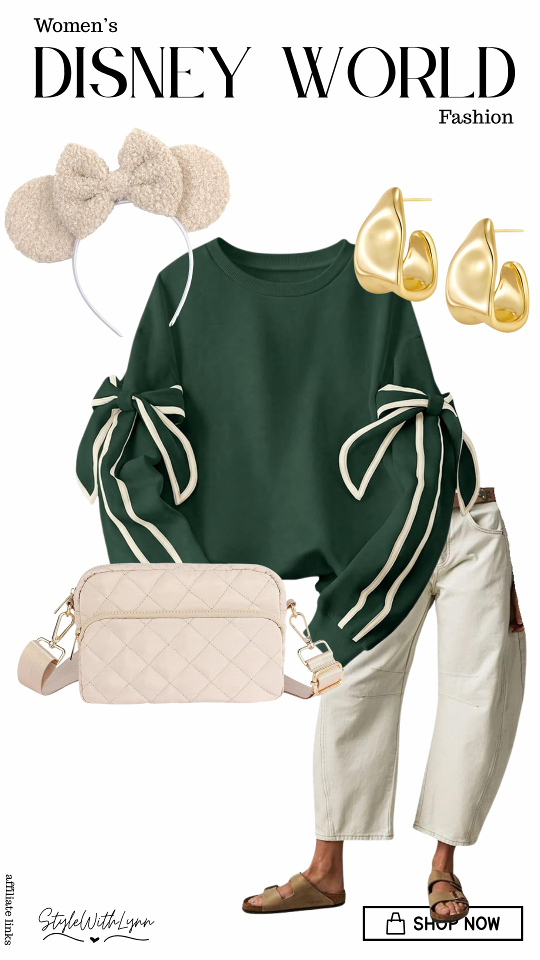 This classic look easily transforms from Magic Kingdom's Main Street to everyday wear. The bows on the sleeves are such a cute touch.

what to wear to disney world in winter
Disney World outfits for women

 

 #LTKootd #LTKmomlife #LTKTravel
