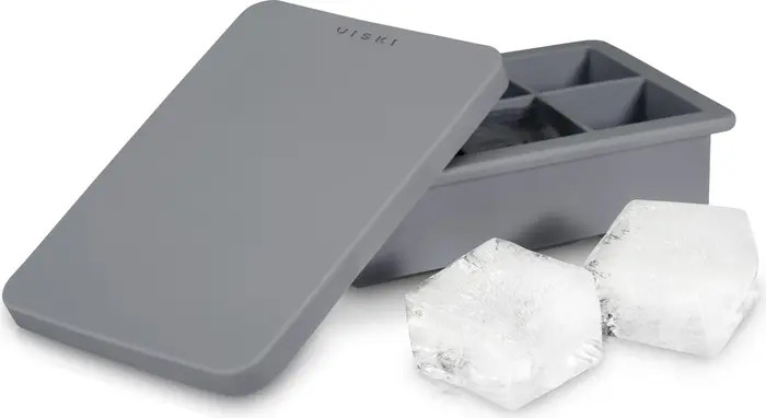 Glacier Whiskey Ice Cube Tray with Lid in Grey | Nordstrom