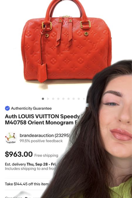 Red luxury bags on eBay you need to check out! Use code luxesavings for a deal!!!

#LTKSale