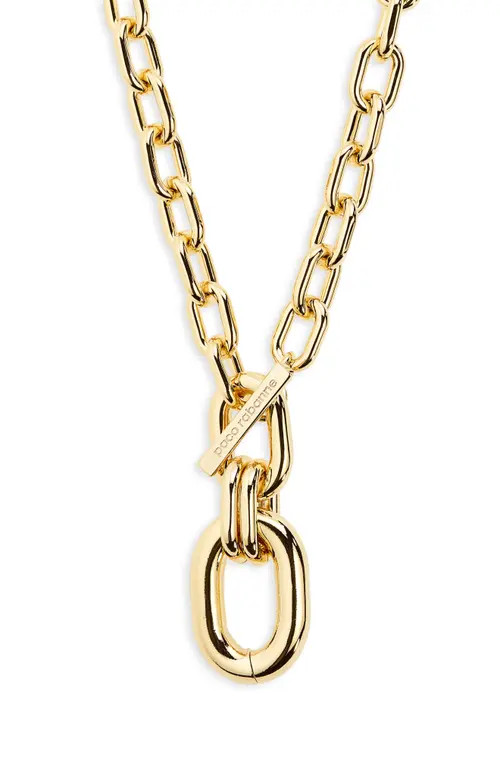 Rabanne Extra Large Link Pendant Necklace in Gold at Nordstrom | Nordstrom