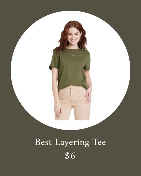 These soft layering tees are perfect to wear on their own or for layering. Plus they’re only $6 and come in a variety of colors! 

I sized up to a Large. 

Tee, t-shirt, target, women’s, women, fall, outfit, look, fashion, family, photos, pictures, green, black, white, cream, brown, neutral, neutrals, monochromatic, soft, layering, layer, winter, cardigan, basic, capsule, wardrobe, closet, everyday, wear, look, style, easy, simple

#LTKfindsunder50 #LTKstyletip