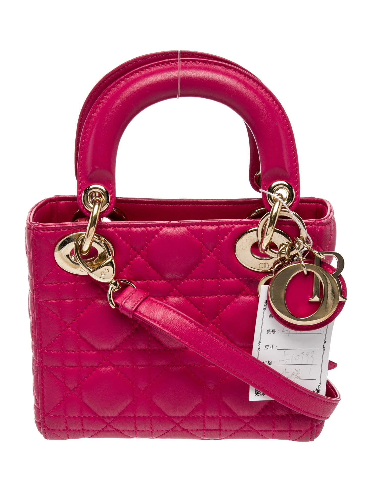 Cannage Lady Dior Mini | The RealReal