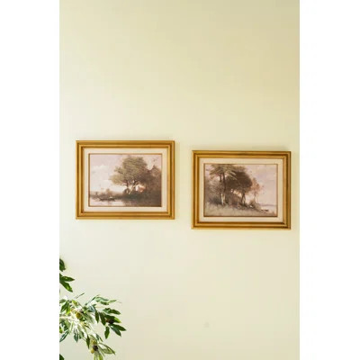SET OF TWO FRAMED LANDSCAPE PRINTS | Wayfair North America