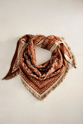 Cozy Paisley Triangle Scarf | Anthropologie (US)