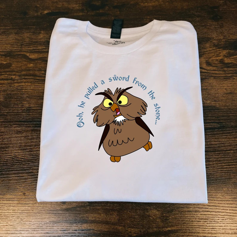 Archimedes Sword in the Stone T-shirt | Etsy (Global)