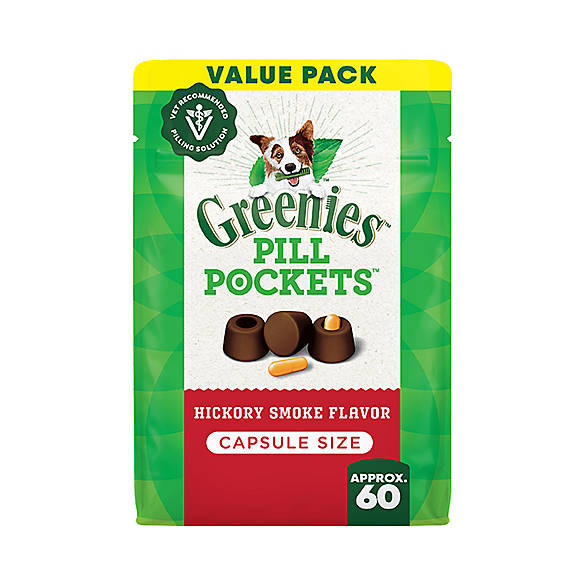 Greenies Pill Pockets Dog Treats for Capsules - Hickory Smoke | PetSmart