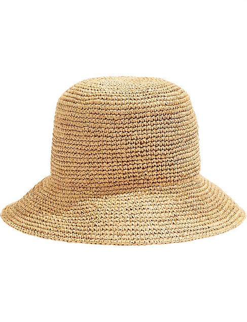 Raffia Bucket Hat | David Jones (Australia & New Zealand)