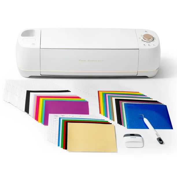 Cricut Explore Air 2 Daybreak Machine - Tools & 40 Sheet Vinyl Bundle - Walmart.com | Walmart (US)