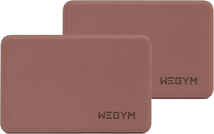 WeGym Yoga blocks with Anti-Slip, Comfortable Grip, Sturdy Sides for Secure Workouts at Home, for... | Amazon (US)