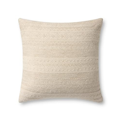 Loloi II Collection PLL0171 Natural 20'' x 20'' Cover w/Down Pillow | Amazon (US)