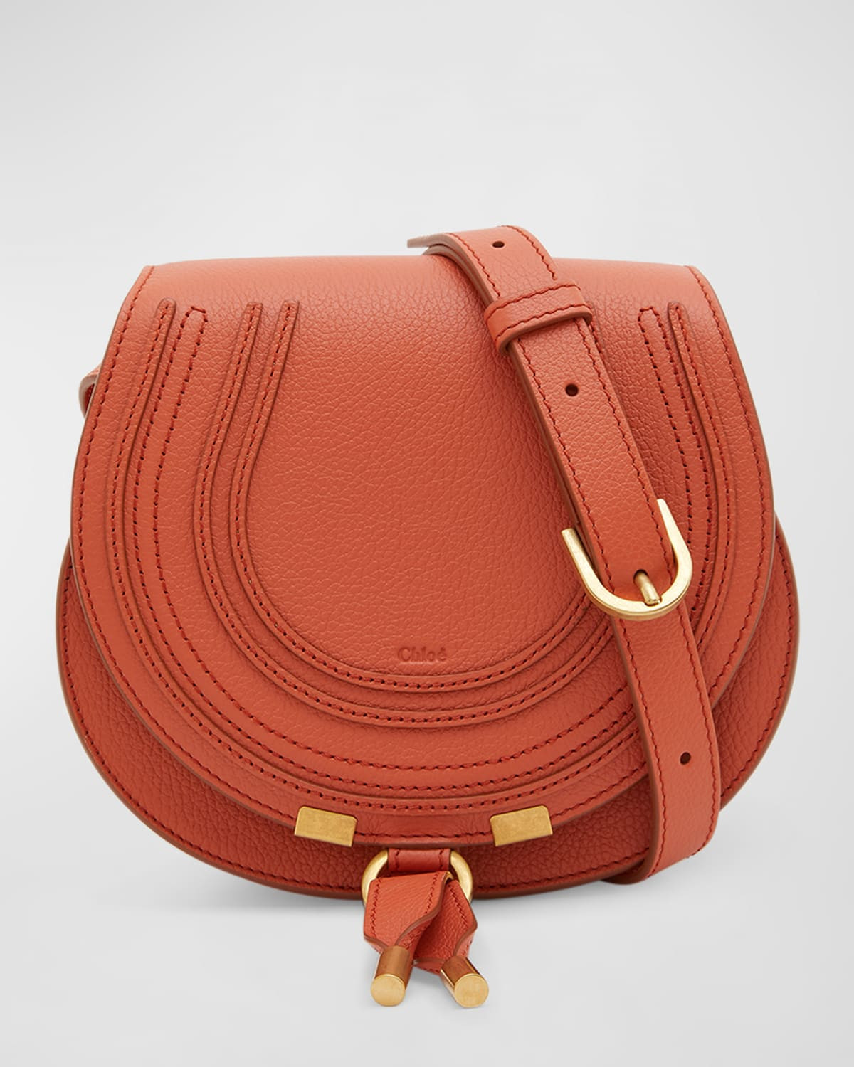 Marcie Small Crossbody Bag in Grained Leather | Neiman Marcus