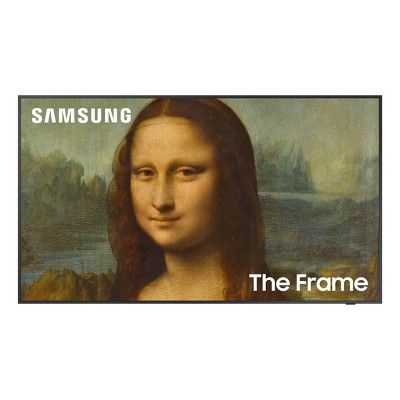 Samsung 43" The Frame Smart 4K UHD TV - Charcoal Black (QN43LS03B) | Target