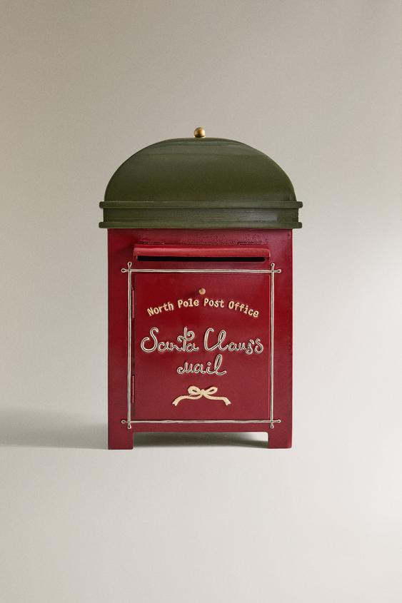 SANTA CLAUS MAILBOX CHRISTMAS ORNAMENT | Zara US