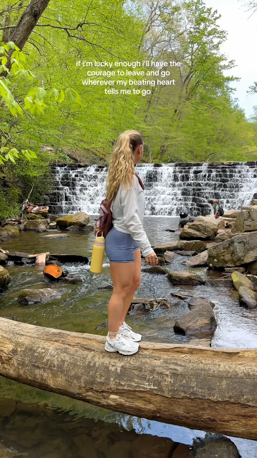 hiking outfit for spring + summer | YPB @abercrombie romper in a size small + @Vitality long sleeve in size small 💓

#LTKootd #LTKActive #LTKSeasonal