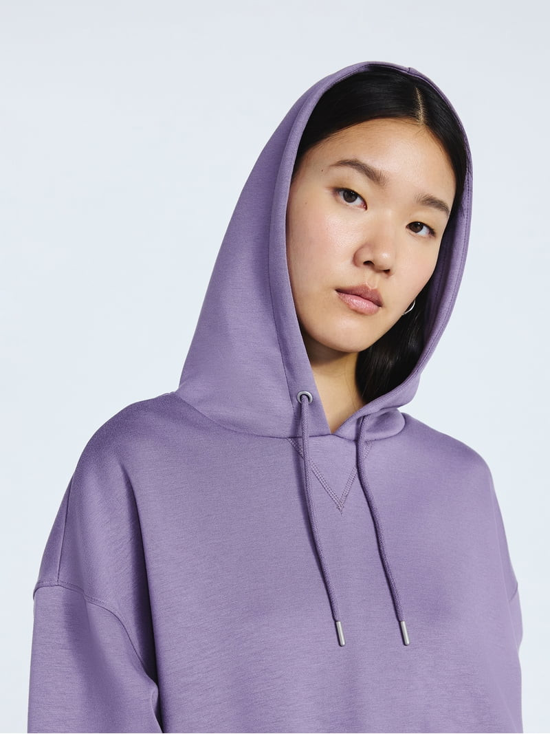 Scoop Women's and Women's Plus New Scubaknit Pullover Hoodie, Sizes XS-4X | Walmart (US)