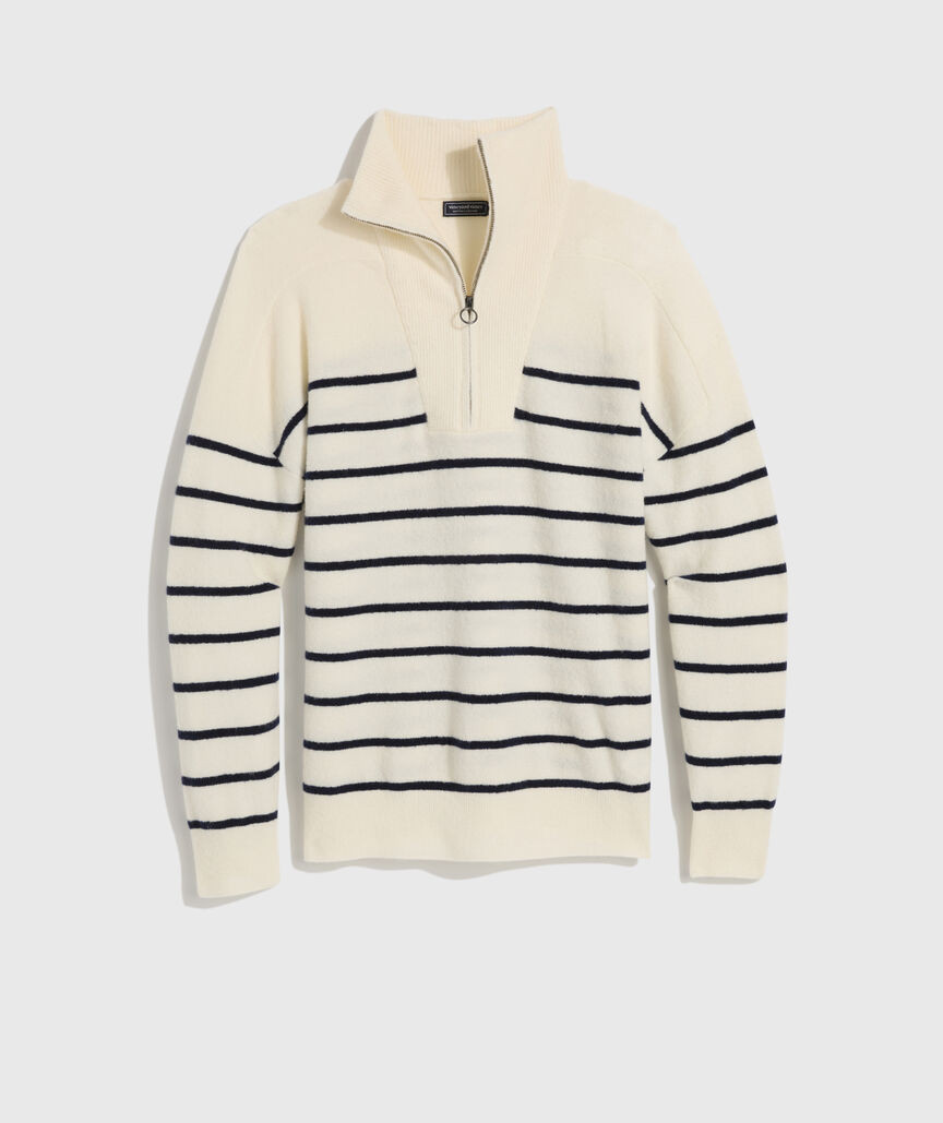 Breton Stripe Half-Zip Sweater | vineyard vines