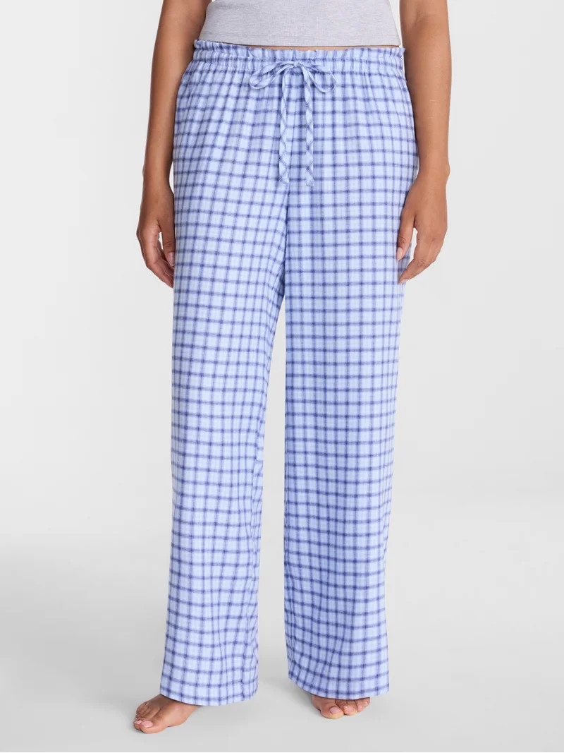 Joyspun Women's Flannel Sleep Pants, 30\u201d Inseam, Sizes XS-3X | Walmart (US)