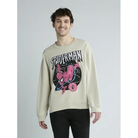 Spider-Man Men s & Big Men s Graphic Sweatshirt Sizes XS-3X | Walmart (US)