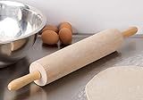 Natico Kitchen Wooden Rolling Pin, Brown (100-13310) | Amazon (US)