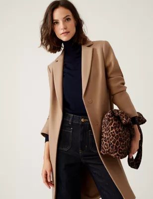 Collared Single Breasted Coat | Marks and Spencer US