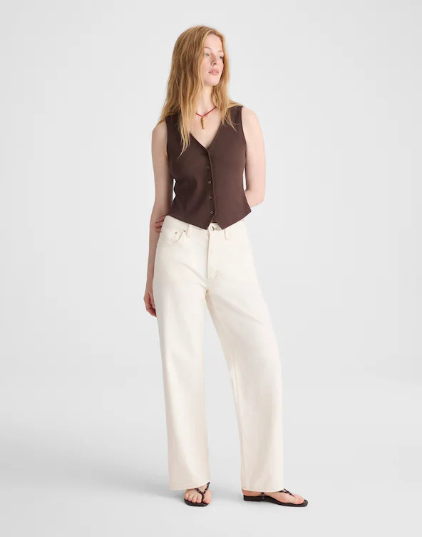 Ribbed V-Neck Vest | Madewell