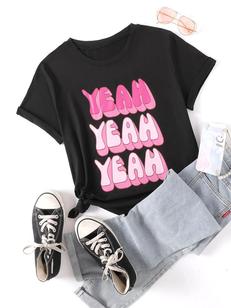 Plus Letter Graphic Tee | SHEIN