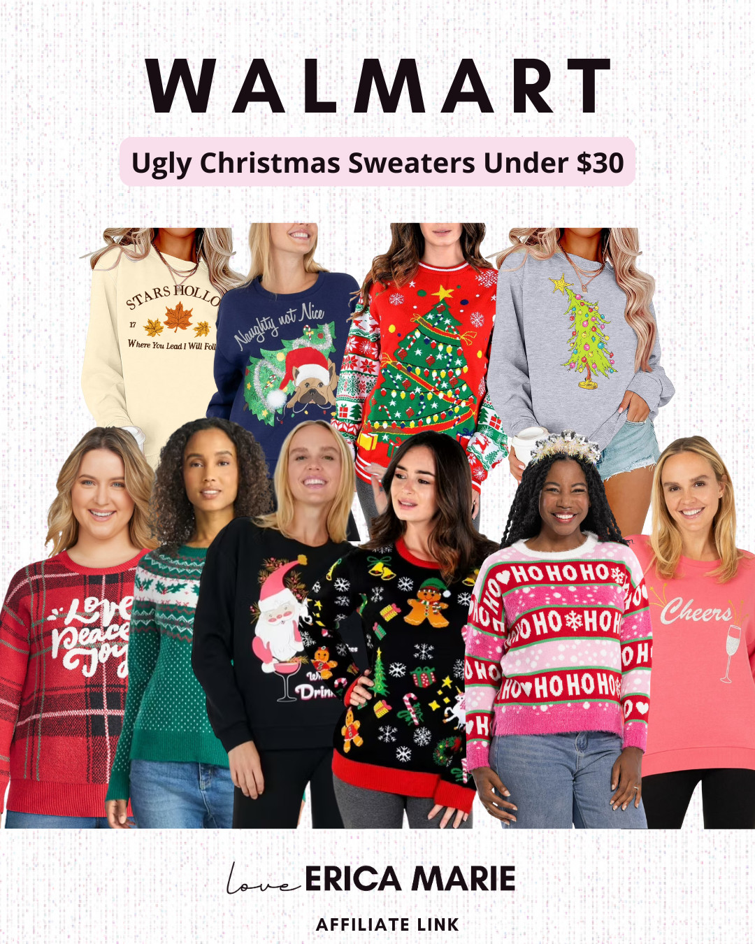 Ugly (but cute) Christmas sweaters under $30!  

 #LTKGiftGuide #LTKHoliday #LTKSaleAlert