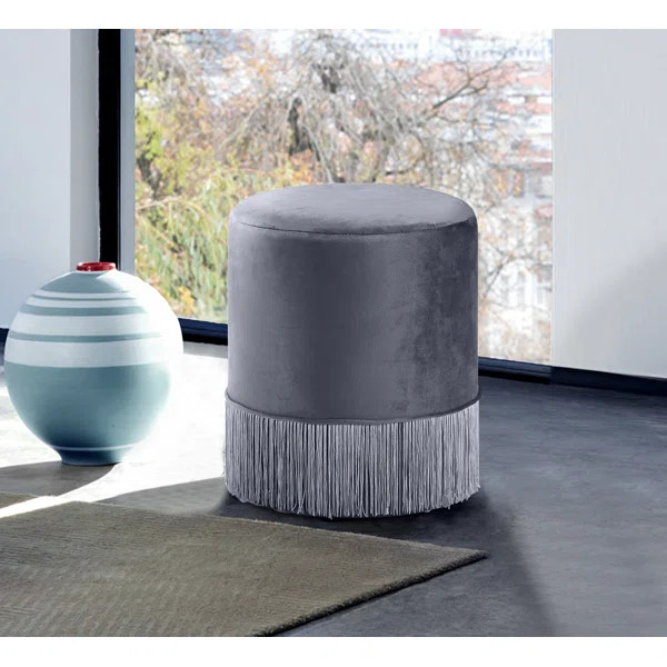 Cidnie Velvet Ottoman | Wayfair North America