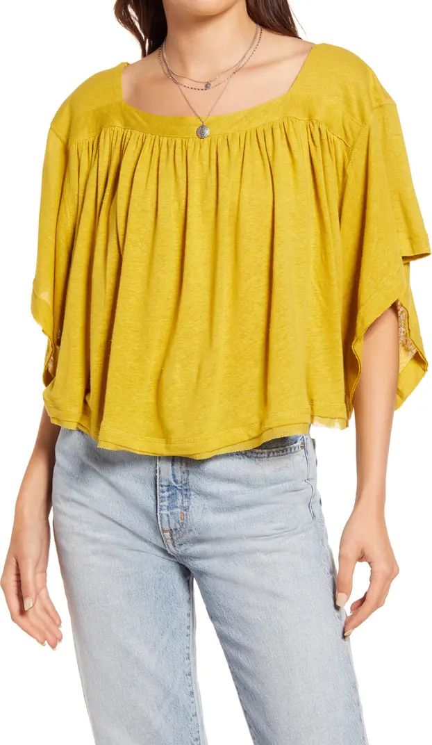 Sunsetter Linen Blend Top | Nordstrom