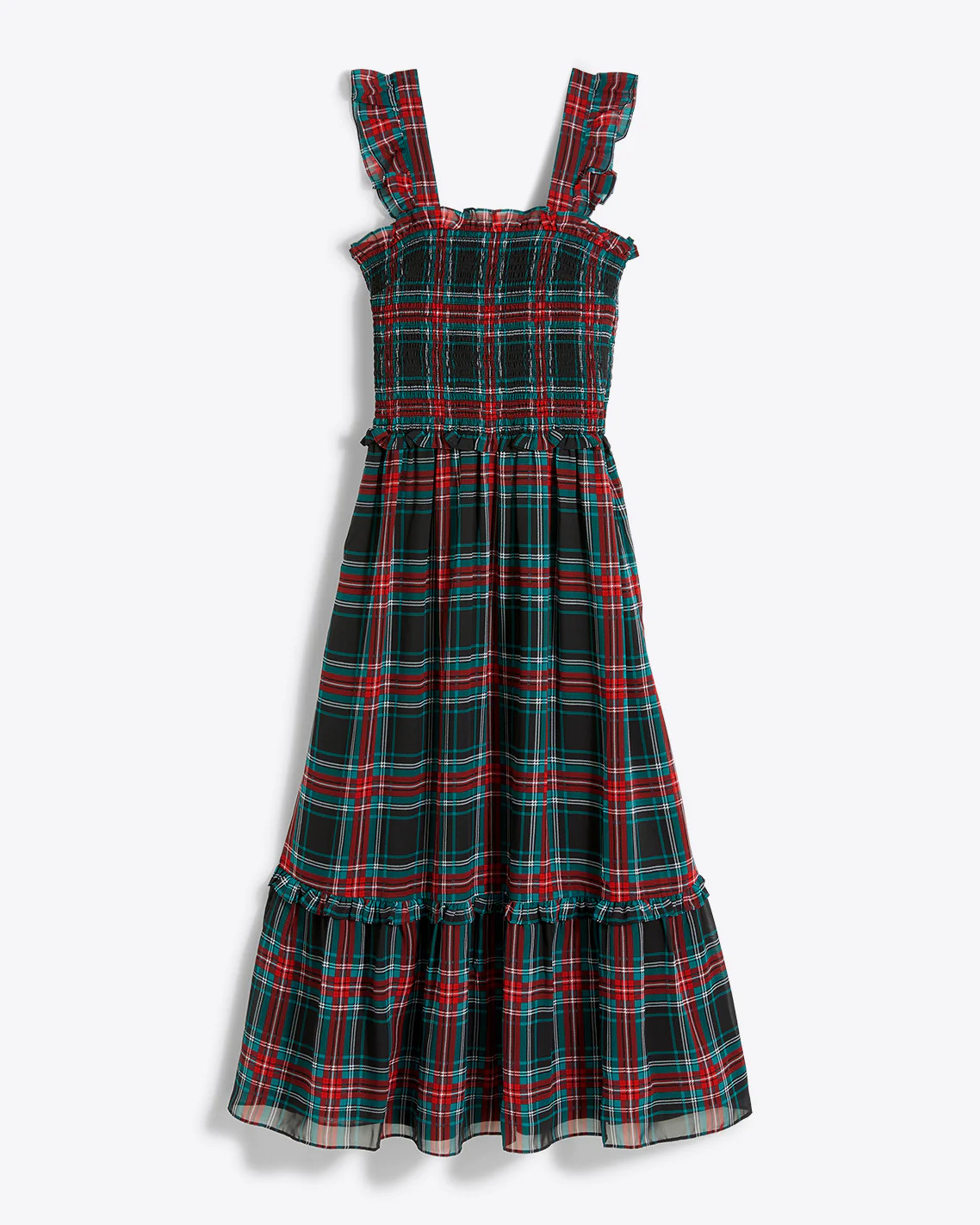 Kimberly Smocked Dress in Georgia Plaid | Draper James (US)