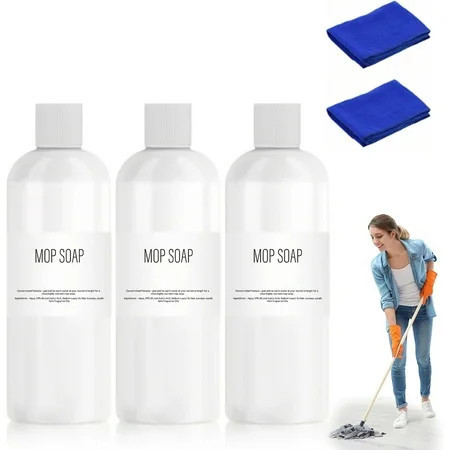 Mop Soap Brazilian Waves, 2026 New Highly Scented Brazilian Waves Mop Soap for Floor Cleaning, Mop Soap Luxury Mop Soap for Floor Cleaning, Multisurface Bathroom and Kitchen Cleaner Supplies (3) | Walmart (US)