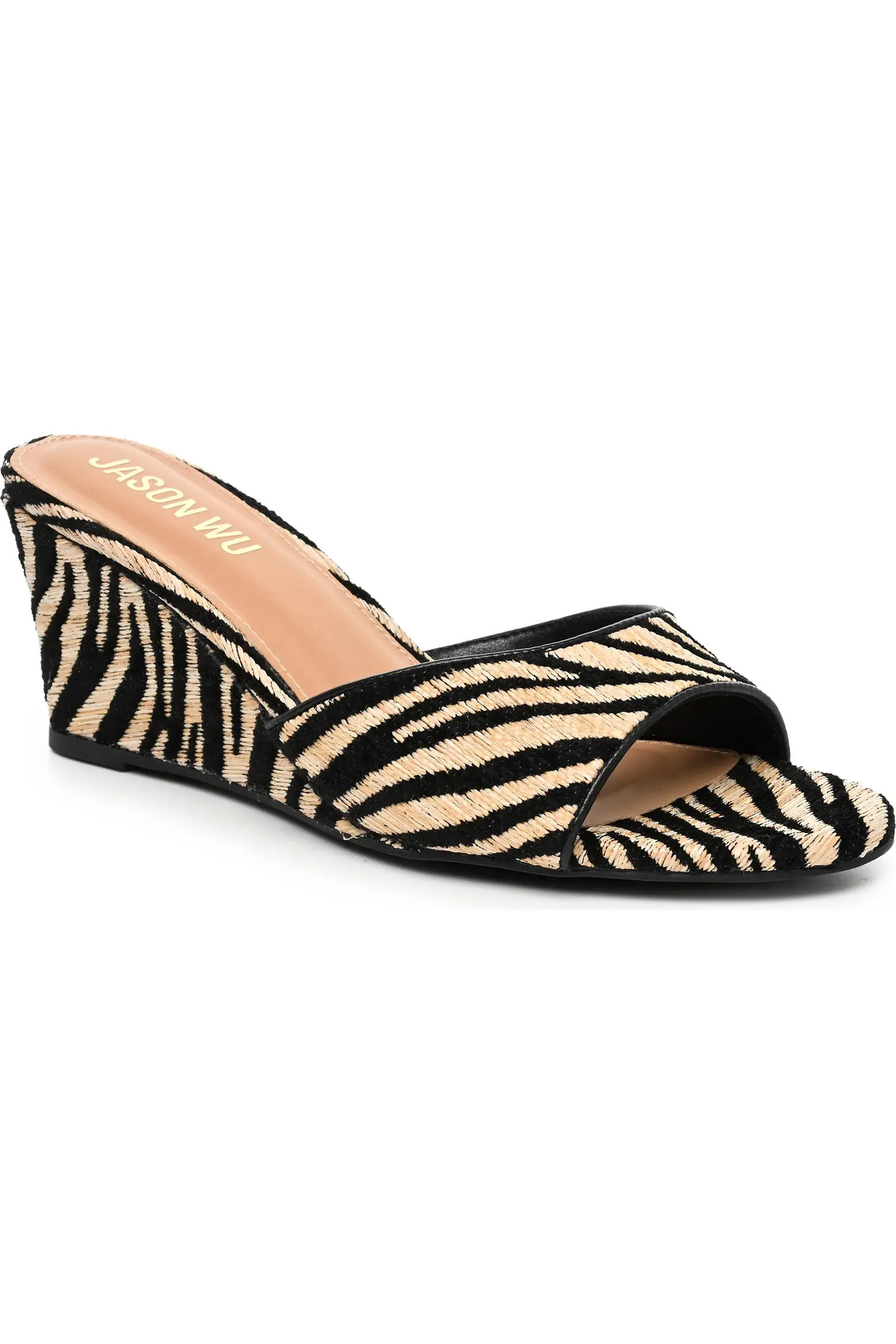 JASON WU Raffia Wedge Slide Sandal (Women) | Nordstromrack | Nordstrom Rack