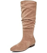 Women's Extra Wide Calf Knee High Boots True Wide Width Chunky Heeled Boot Comfortable Plus Size ... | Amazon (US)