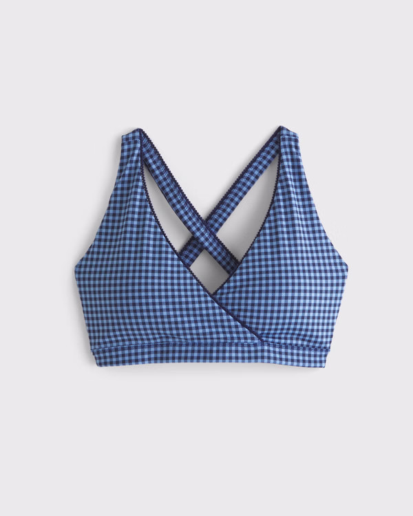 Women's YPB studioFLEX Crossover Sports Bra | Women's Tops | Abercrombie.com | Abercrombie & Fitch (US)