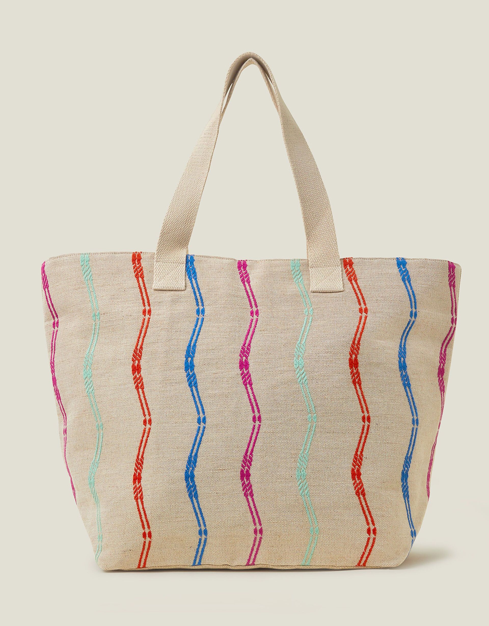 Wiggle Stripe Tote Bag | Accessorize (Global)