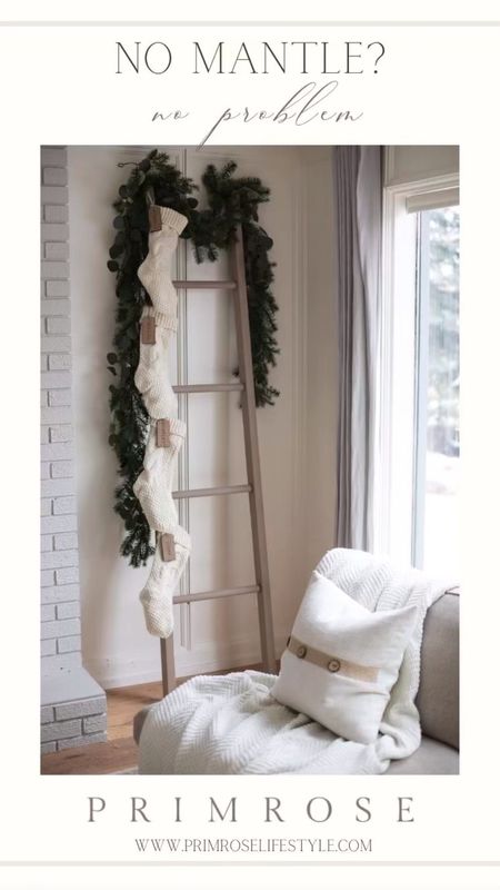 Our Heritage Blanket Ladder makes the perfect place to hang your stockings when you don’t have a mantle.  Add some garland, cozy stockings and of course our brand new Stocking Tags!  They make wonderful gift tags as well. Keep it simple!

#LTKSeasonal #LTKhome #LTKHoliday