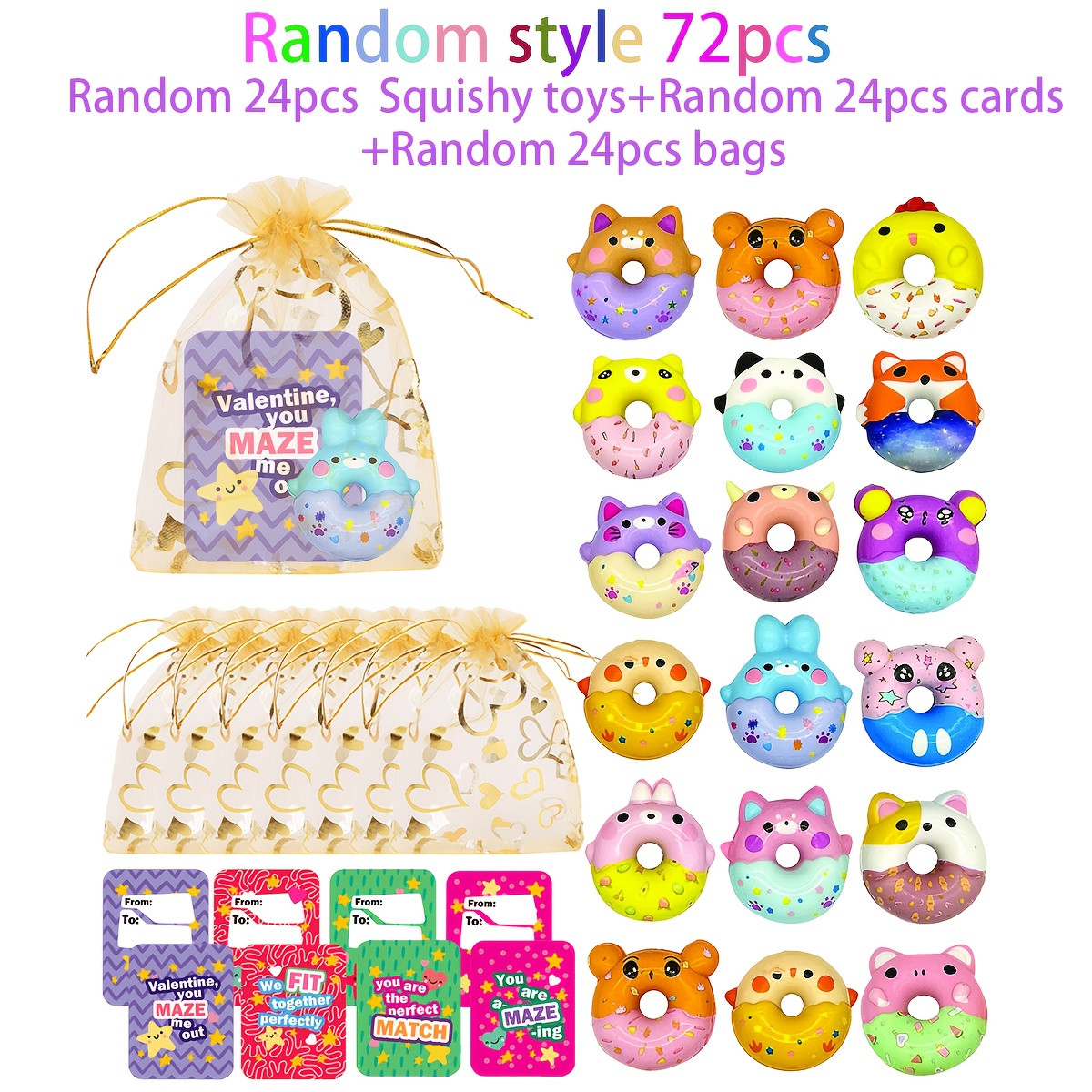 valentine's day   donut set cards gift bags assorted - Temu | Temu Affiliate Program