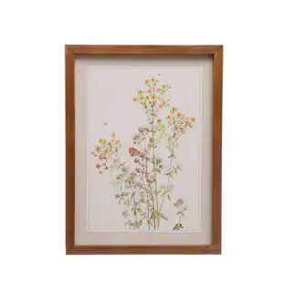 Yellow Flowers with Butterfly Floral Spring Wall Art by Ashland® | Michaels | Michaels Stores