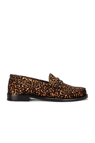 Saint Laurent Le Loafer Moccasins in Natural | FWRD | FWRD 