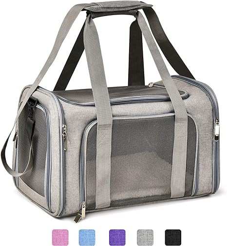 Large Dog Cat Carriers Puppies up to 25Lbs, Big Dog Carrier Soft Sided, Collapsible Travel Puppy ... | Amazon (US)