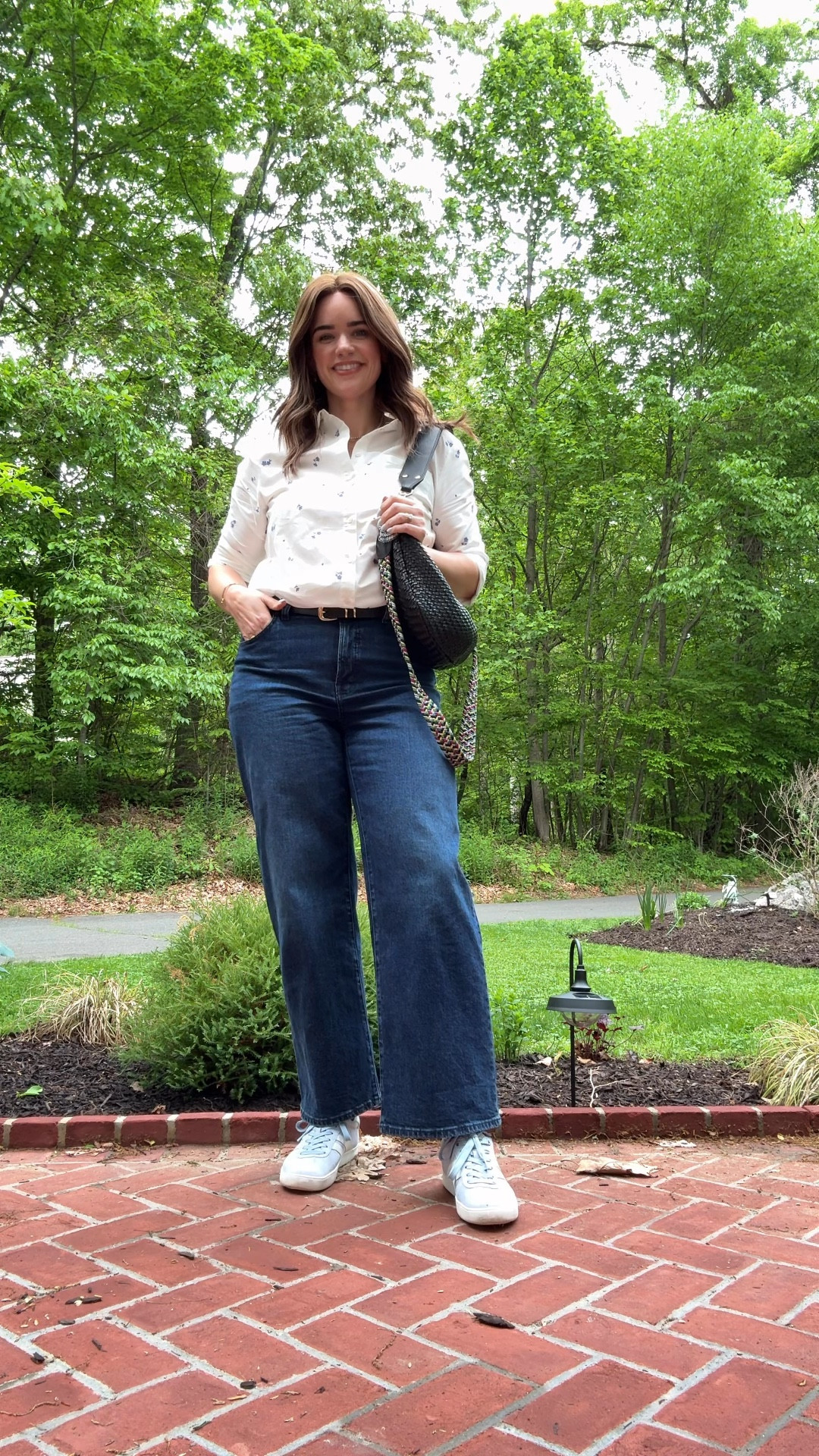 Girls night out! 

Wearing a 10 in the top and a 31 in the jeans!