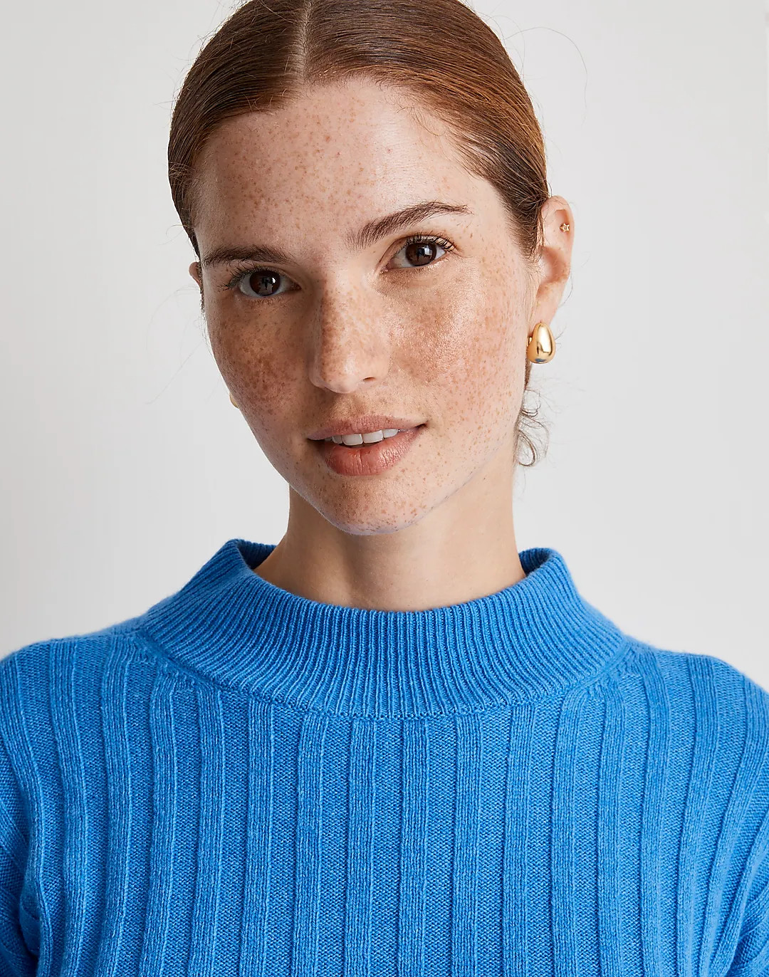 Mockneck Crop Sweater | Madewell