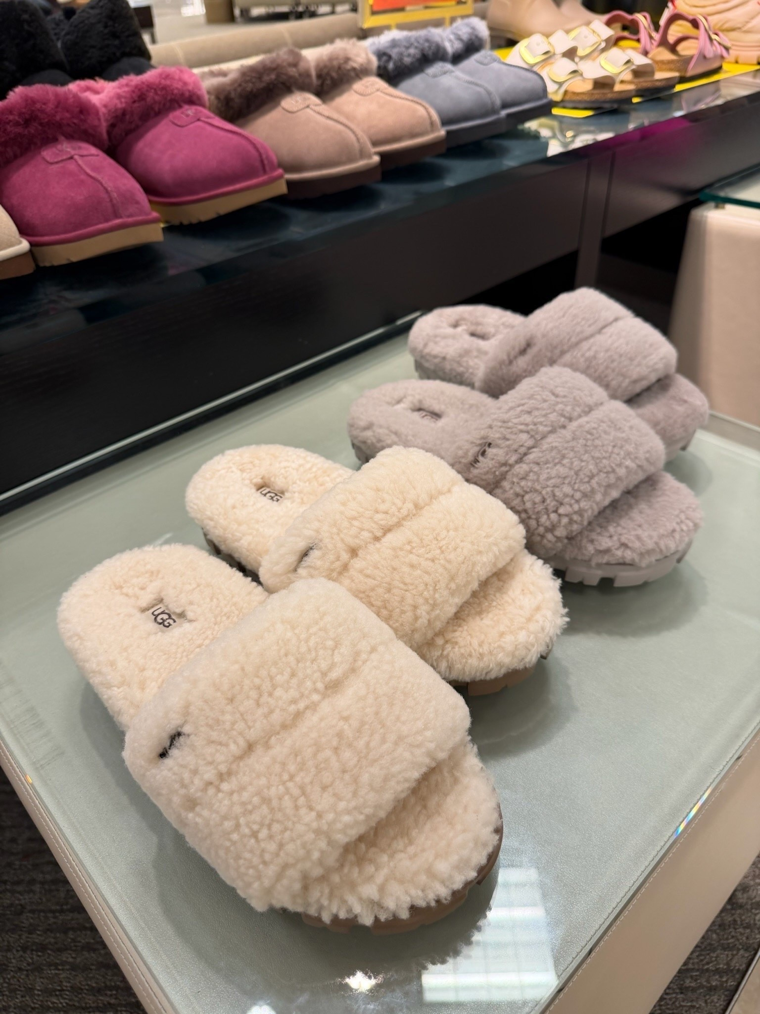 The UGG slippers I wait for every year are back, and they’re even cuter in person. The plush sherpa is unbelievably soft, the cushioned sole is comfortable enough to wear around the house or for quick errands, and I love that they come in two easy neutral colors that go with everything.

UGG slippers, sherpa slippers, cozy home essentials, fall favorites, comfy slides, neutral slippers, Nordstrom finds, cozy season, gift ideas, everyday comfort, TheMomInStyle

#LTKootd #LTKHome #LTKmorningroutine