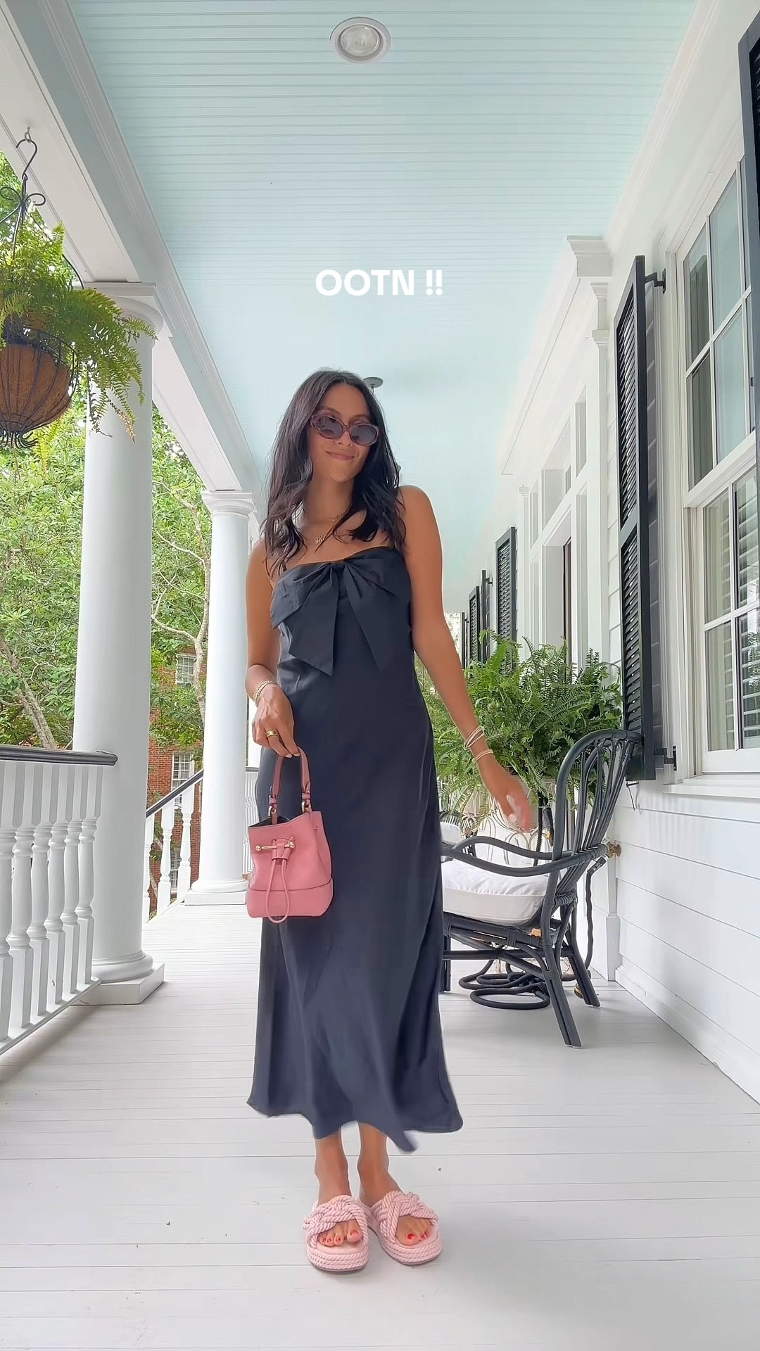 🖤$35 Midi Slip Dress from Target🖤 Love the bow detail!!! 