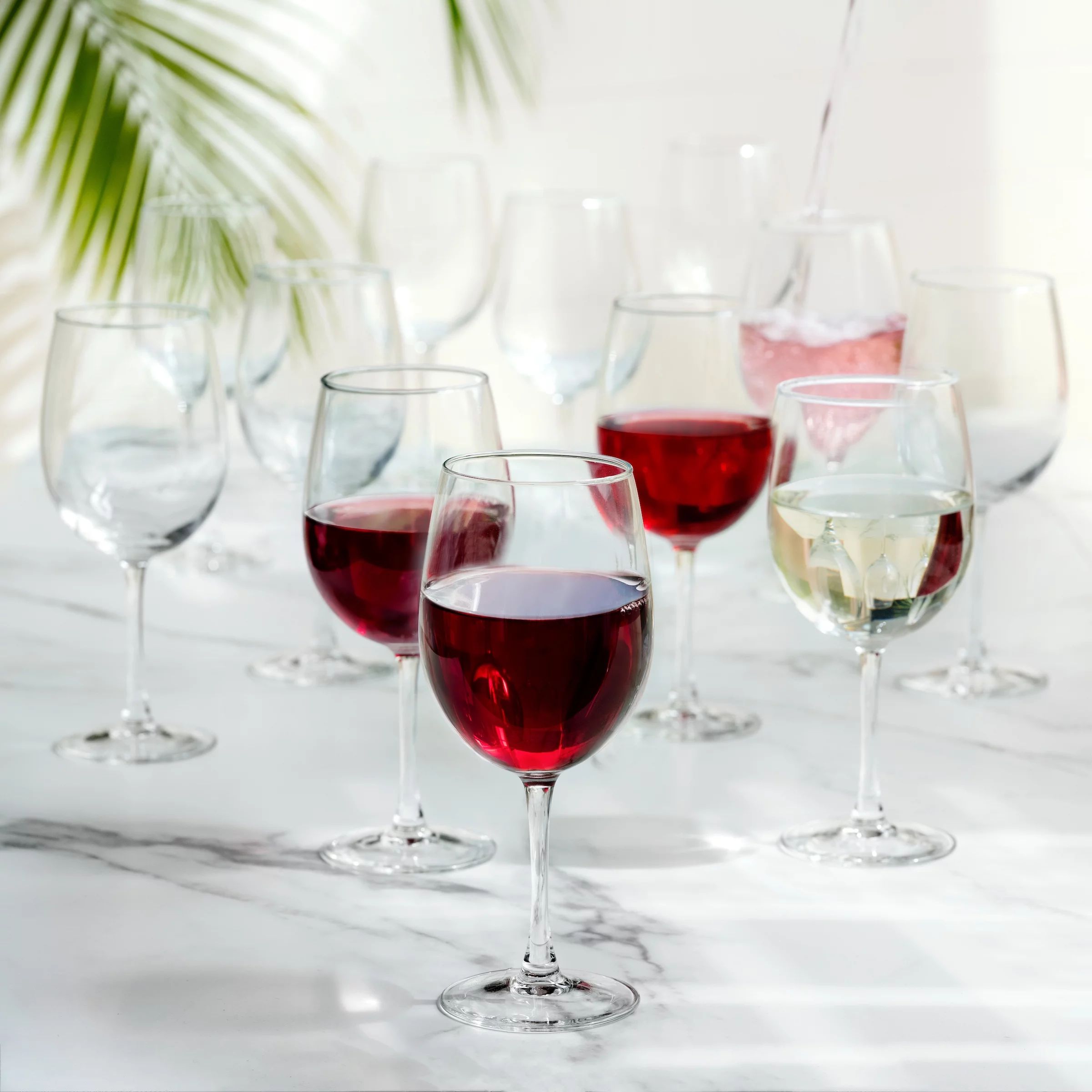 Luminarc 12 oz. Alto Clear Glass Wine Goblets 12 Piece Set | Walmart (US)