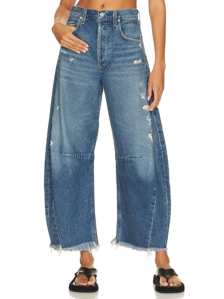 Nwt Citizens Of Humanity Horseshoe In Magnolia High Rise Balloon Crop Jeans 29 | Poshmark