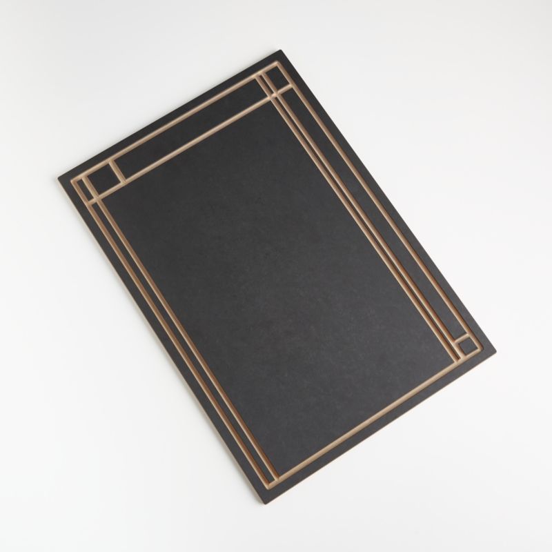 Epicurean x Frank Lloyd Wright Cut-and-Serve Black Cheese Serving Board/Composite Cutting Board 1... | Crate & Barrel